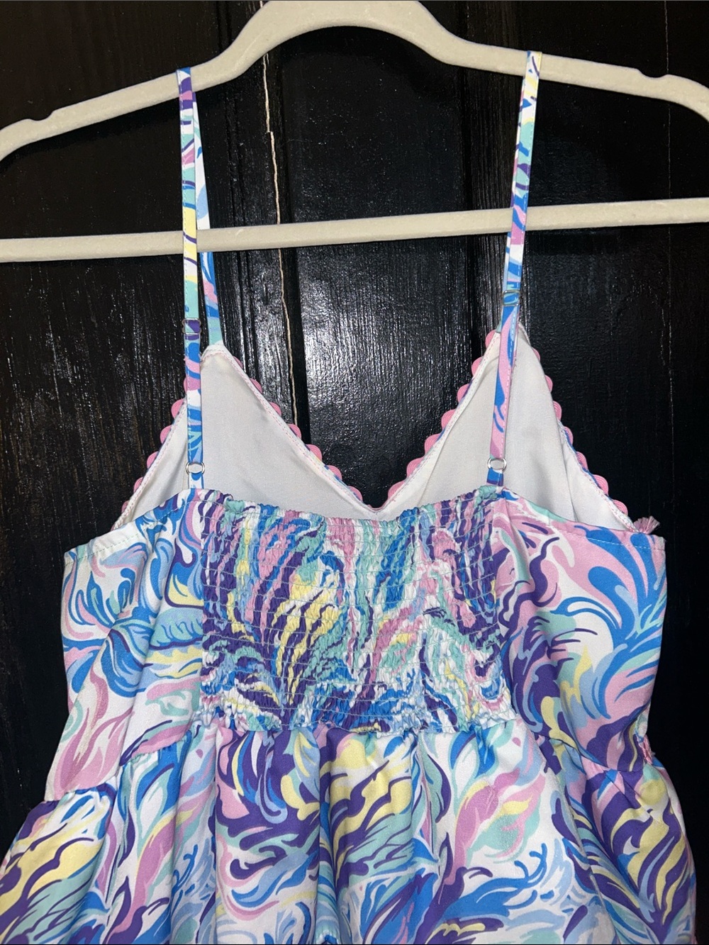 Simply Southern | Pastel Swirl Tiered Sundress - Picture 8 of 10